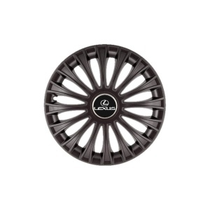 Set 4 capace roti 16 inchi (R16) Dino Negru, Compatibil Cu Lexus - Img 3