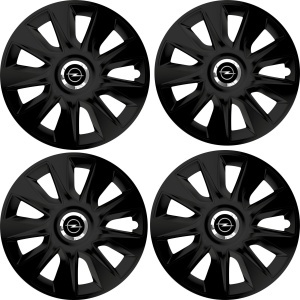 Set 4 Capace Roti 16 inchi (R16) Stratos Negru, Compatibile Cu Opel - Img 2
