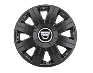Set 4 capace roti Cosmos Negru R15, pentru gama auto Dacia