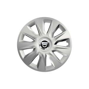 Set 4 capace roti Cu Inel Cromat Stratos R16 pentru gama auto Dacia - Img 1