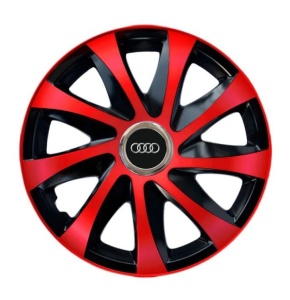 Set 4 capace roti Drift extra red R15 pentru gama Audi