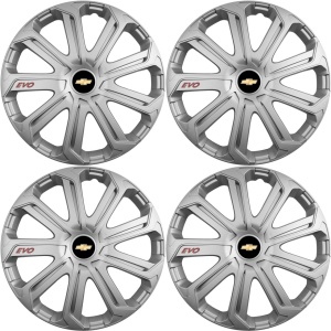 Set 4 Capace Roti Evo Gri R14, Pentru Chevrolet - Img 2