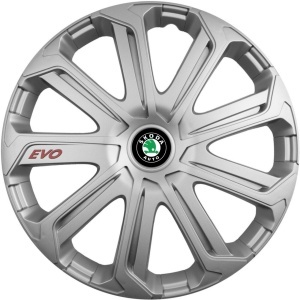 Set 4 Capace Roti Evo Gri R14, Pentru Skoda - Img 3