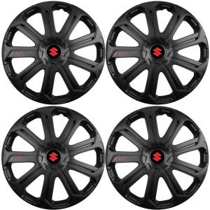 Set 4 Capace Roti Evo Negru R16, Pentru Suzuki - Img 2