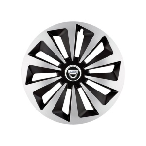 Set 4 capace roti Fox Gri-Negru R15 Compatibil Cu Dacia - Img 3