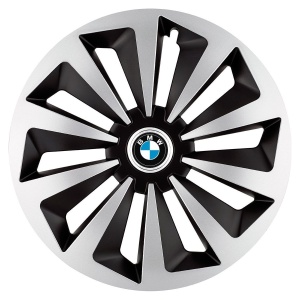 Set 4 capace roti Fox Gri-Negru R17 pentru gama auto BMW - Img 3