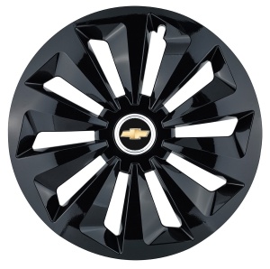 Set 4 capace roti Fox negru R14 Compatibil Cu Chevrolet