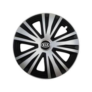 Set 4 capace roti Glory Gri-Negru R14, Compatibil Cu Kia - Img 3