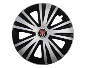 Set 4 capace roti Glory Gri-Negru R15, Compatibil Cu Range Rover