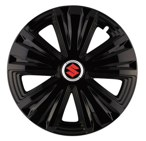 Set 4 capace roti Glory negru R14 pentru gama auto Suzuki - Img 1