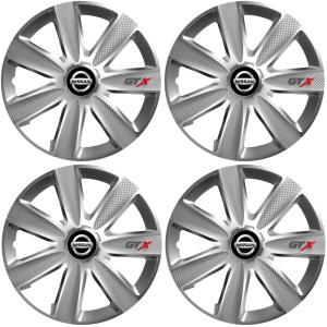 Set 4 Capace Roti GTX Gri R17, Pentru Nissan - Img 2