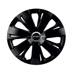 Set 4 capace roti Negre Cu Inel Cromat Energy R16 Compatibil Cu Smart - Img 3