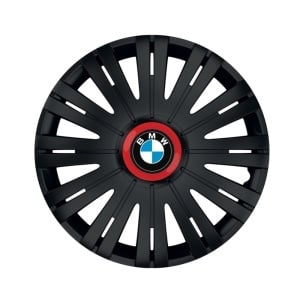 Set 4 capace roti Negre Cu Inel Rosu Active R14 Compatibil Cu BMW - Img 3