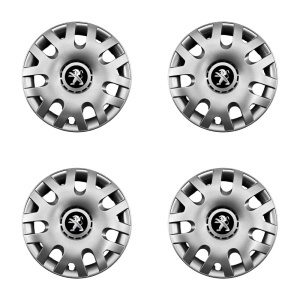 Set 4 capace roti potrivite jantelor de 14 inch (R14) compatibile Peugeout, Model - 204 - Img 2