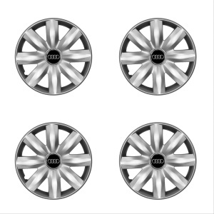 Set 4 capace roti potrivite jantelor de 14 inchi (R14) compatibile Audi, Model - 221 - Img 2