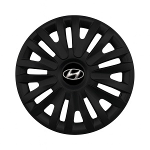 Set 4 capace roti potrivite jantelor de 15 inch (R15) compatibile HYUNDAI, Model - 313 Black