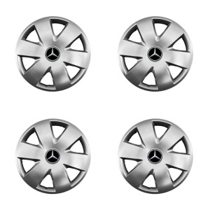 Set 4 capace roti potrivite jantelor de 15 inch (R15) compatibile Mercedes, Model - 308 - Img 2