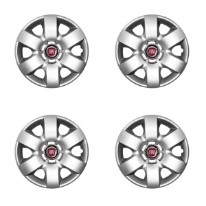 Set 4 capace roti potrivite jantelor de 15 inchi (R15) compatibile Fiat, Model - 310 - Img 2