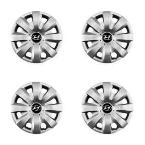 Set 4 capace roti potrivite jantelor de 15 inchi (R15) compatibile gama Hyundai, model - 321 - Img 2