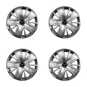 Set 4 capace roti potrivite jantelor de 16 inch (R16) compatibile gama MAZDA model - 428 - Img 2