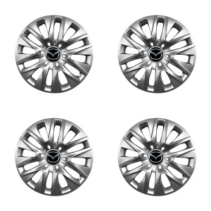 Set 4 capace roti potrivite jantelor de 16 inch (R16) compatibile gama MAZDA model - 429 - Img 2