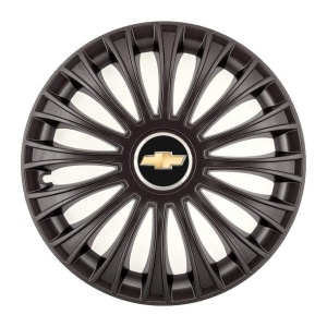 Set 4 Capace Roti, potrivite jantelor de R14, pentru Chevrolet, model dino Negru - Img 3
