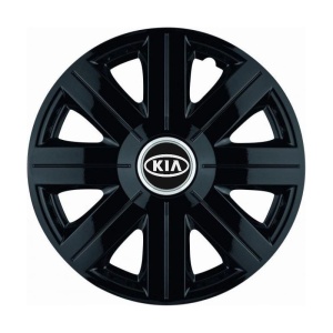 Set 4 Capace Roti, potrivite jantelor de R14, pentru Kia, model Cosmos Negru - Img 3