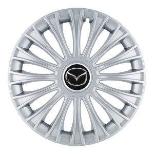 Set 4 Capace Roti, potrivite jantelor de R14, pentru Mazda, model dino cromat - Img 3