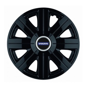 Set 4 Capace Roti, potrivite jantelor de R14, pentru Volvo, model Cosmos Negru