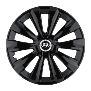 Set 4 Capace Roti, potrivite jantelor de R15, pentru Hyundai, model delta negru - Img 3