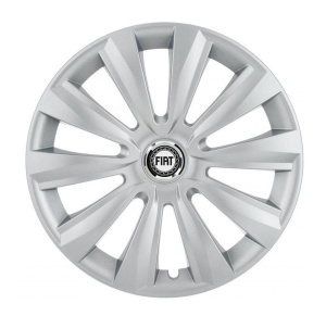 Set 4 Capace Roti, potrivite jantelor de R16, pentru Fiat, model delta cromat - Img 1