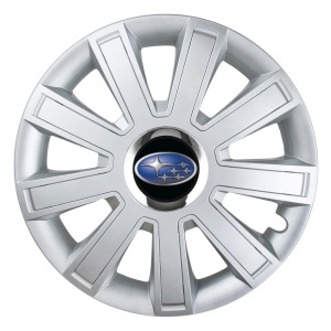 Set 4 Capace Roti, potrivite jantelor de R16, pentru Subaru, model flash cromat - Img 3