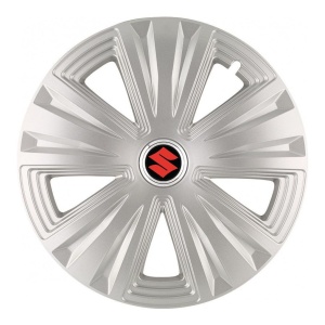 Set 4 Capace Roti, potrivite jantelor de R16, pentru Suzuki, model glory Gri - Img 3