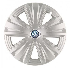 Set 4 Capace Roti, potrivite jantelor de R16, pentru Volkswagen, model glory Gri - Img 1