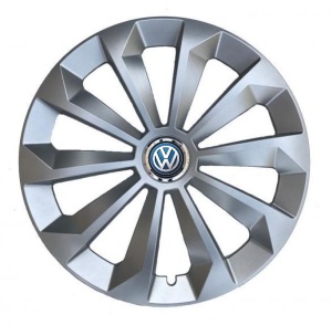 Set 4 Capace Roti, potrivite jantelor de R16, pentru Volkswagen, model fame cromat - Img 1