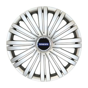 Set 4 Capace Roti R14, Potrivite Jantelor de 14 inch, Pentru Volvo, Model 200 - Img 3