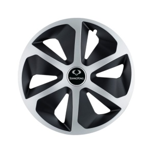 Set 4 capace roti Roco Gri-Negru R13 pentru gama auto SsangYong - Img 3