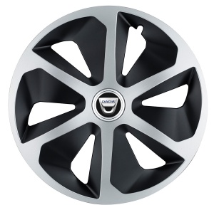 Set 4 capace roti Roco Gri-Negru R17 pentru gama auto Dacia