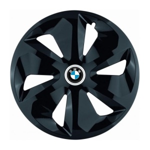 Set 4 Capace Roti Roco Negru R14, pentru BMW, model roco negru - Img 3