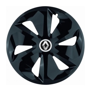 Set 4 Capace Roti Roco Negru R16, pentru Renault - Img 3