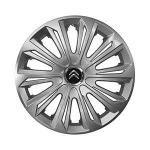 Set 4 capace roti Strong silver varnished R14 Compatibil Cu Citroen - Img 3