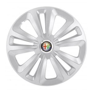 Set 4 Capace Roti Terra Gri R16, pentru Alfa Romeo