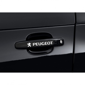 Set 4 Stickere Albe Manere Usa - PEUGEOT