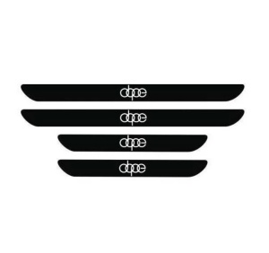 Set 4 stickere protectie praguri pentru Audi DOPE