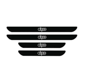 Set 4 stickere protectie praguri pentru Audi DOPE - Img 2