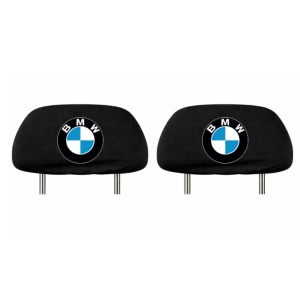 Set 5 huse tetiere negre, pentru gama auto BMW