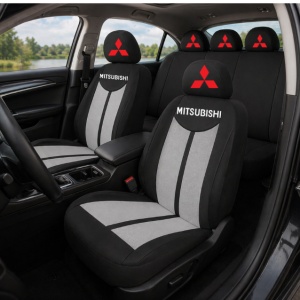 Set Huse Scaune Universale HLX7 Compatibile cu Mitsubishi– Negru/Gri - Img 2
