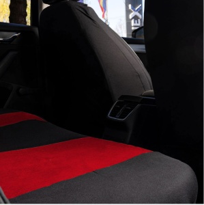 Set Huse Scaune Universale Nero Rosu Personalizate cu Peugeot - Img 7