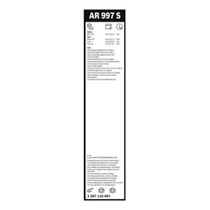 Set stergatoare Bosch AeroTwin Retrofit, pentru parbriz 60 cm si 55 cm, pentru prindere clasica (carlig) - Img 3