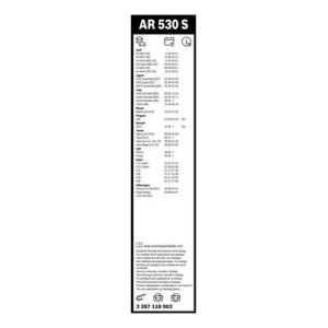 Set Stergatoare Bosch Audi A4 2000-2001 530/530Mm - Img 2